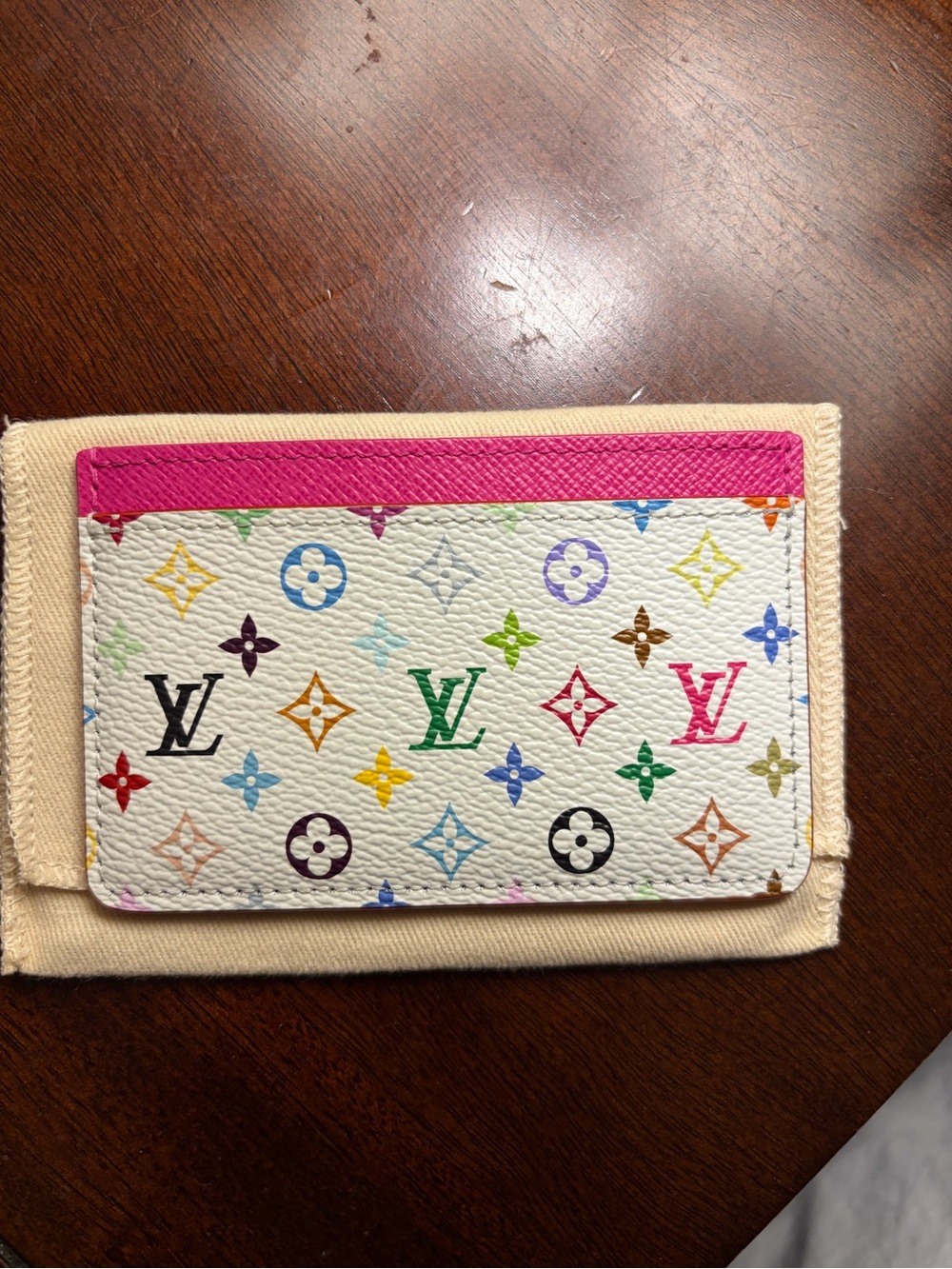 Louis Vuitton Multicolor Card Holder